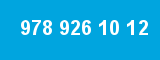 978 926 10 12